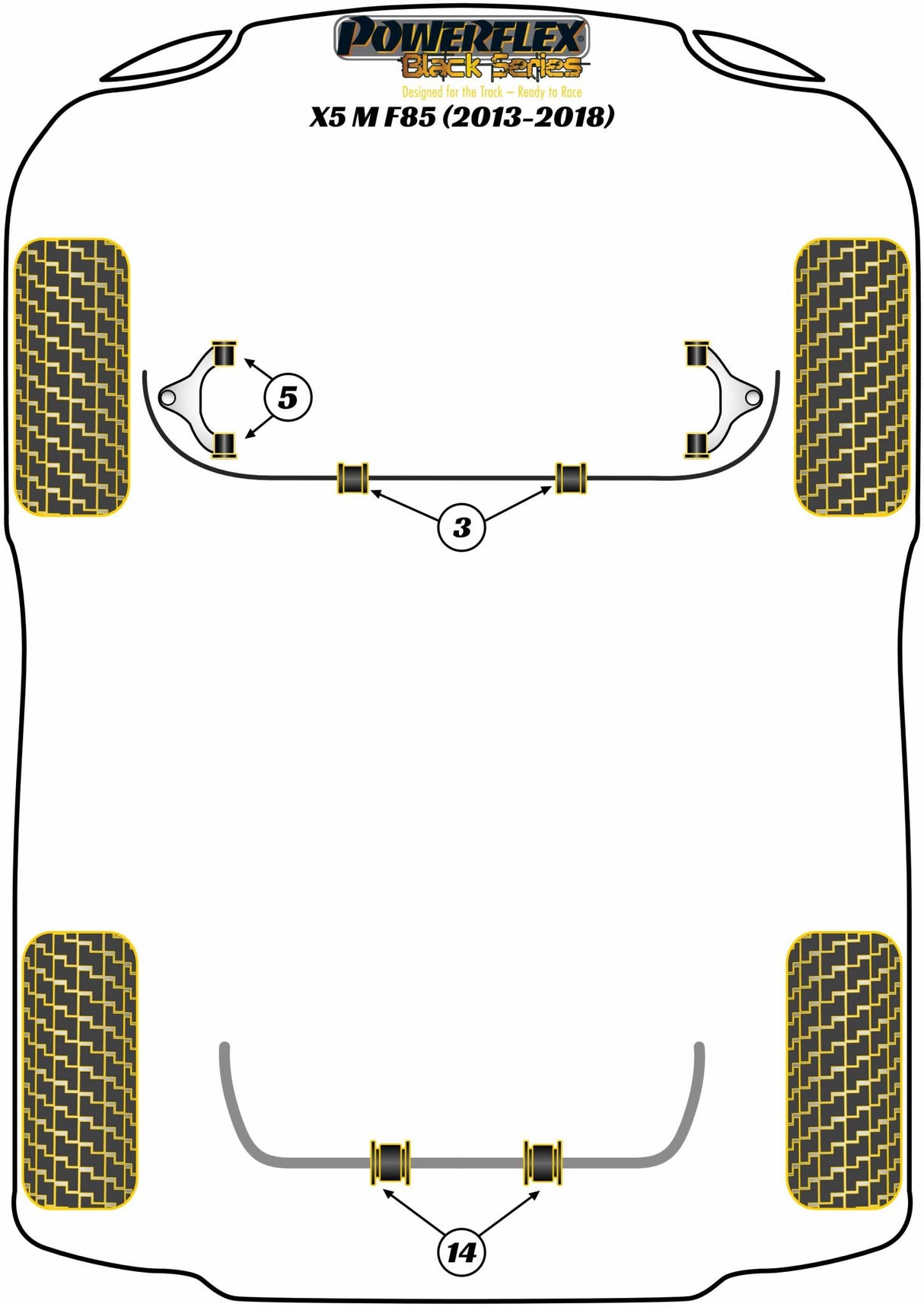 BMW X Series Front Upper Wishbone Bush