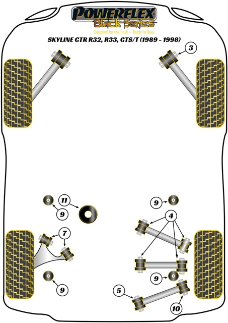 Nissan Rear Subframe Mounting Bush