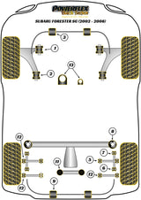 Subaru Rear Diff Rear Mounting Bush