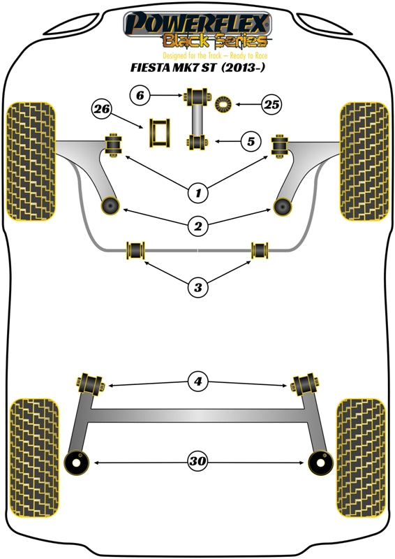 Front Wishbone Rear Bush