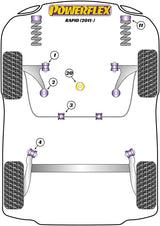 Front Strut Top Mount Bush Washer