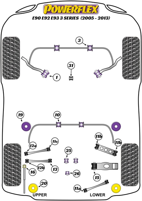 Rear Subframe Front Mounting Bush (Fast Road)