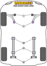 Ford Transit Rear Leaf Spring Shackle Bush