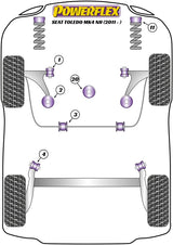 Front Strut Top Mount Bush Washer