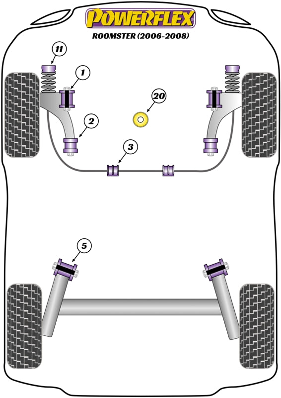 Front Strut Top Mount Bush Washer