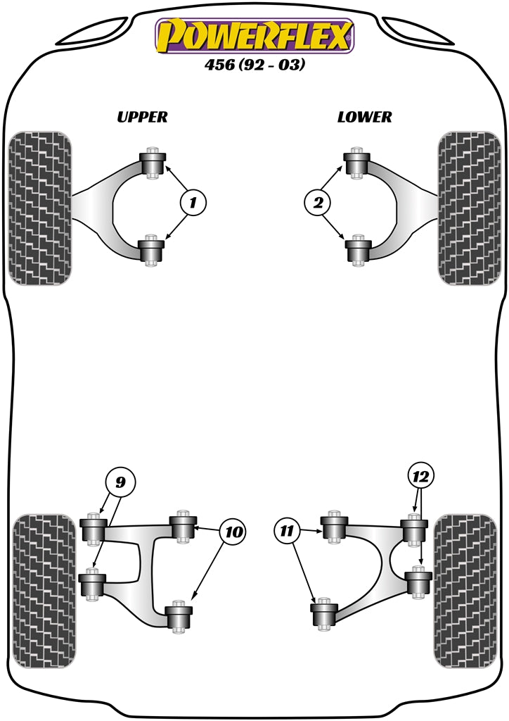 Ferrari 456 (1992 - 2003) Rear Upper Wishbone Inner Bush