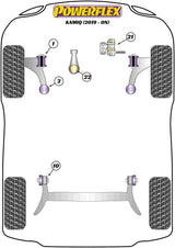 Upper Engine Mount Insert, 3 Cylinder & Diesel