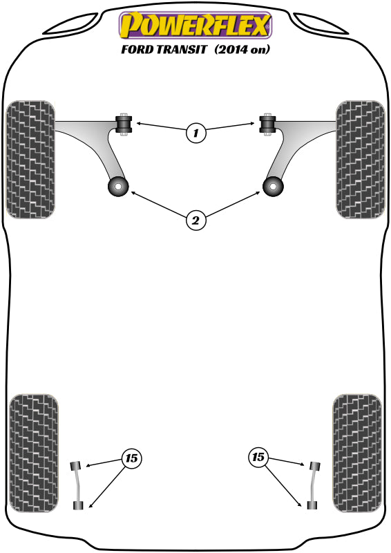 Ford Transit Front Wishbone Front Bush