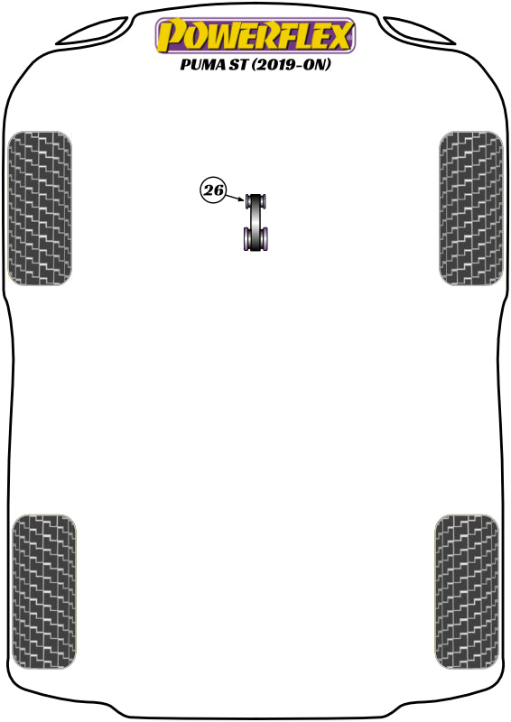 Ford Lower Torque Mount, Fast Road