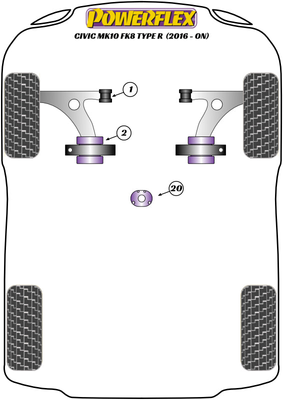 Honda Civic Lower Torque Mount Insert