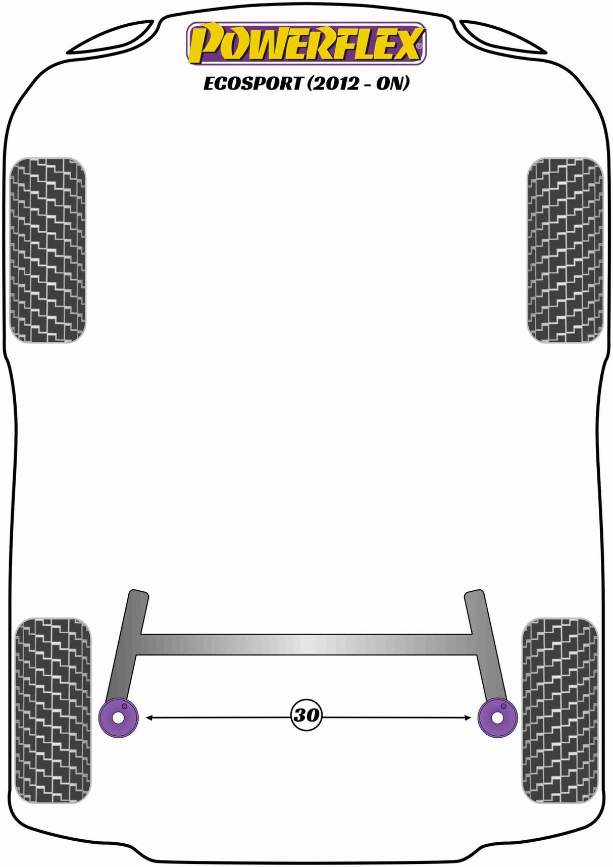 Ford Rear Spring Upper Isolator Pad