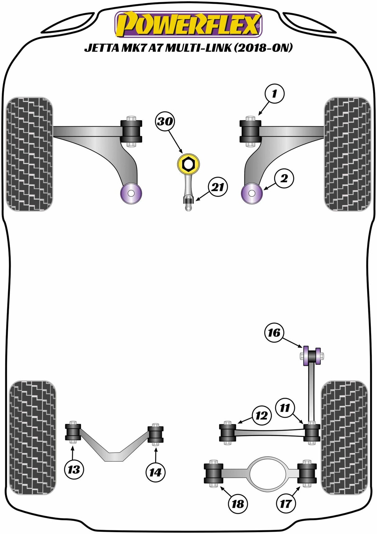 Rear Upper Wishbone Inner Bush