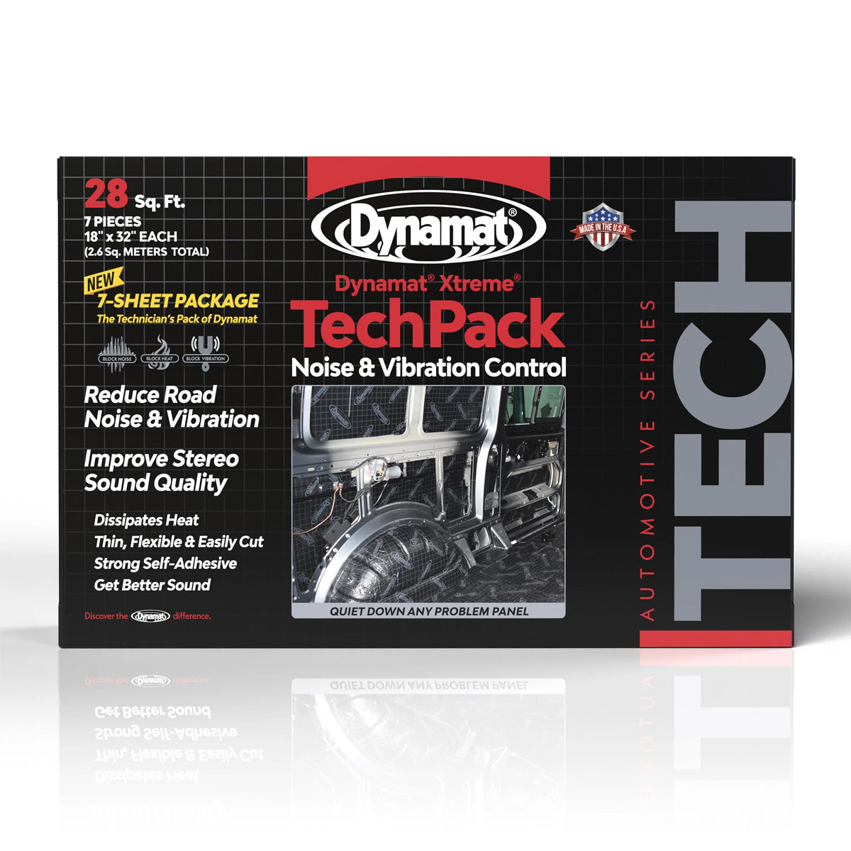 DYNAMAT XTREME TECH PACK SOUND DEADENING (450MM X 800MM) - 7 SHEET PACK - 10428