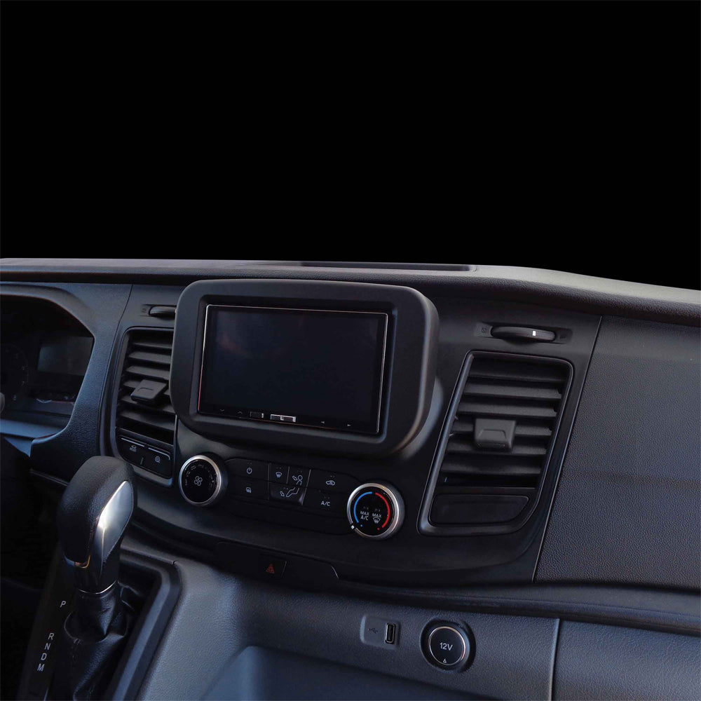 FITTING KIT DASH KIT FORD TRANSIT (VO) 2020 - 2022 (MATTE BLACK) - 107-FD1B
