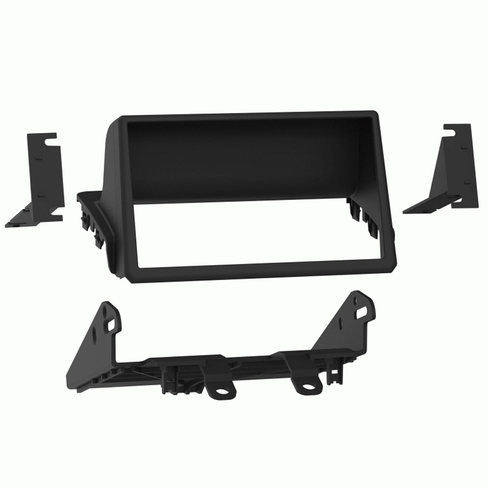 FITTING KIT TOYOTA YARIS MAZDA CX-3 2016 - 2020 DOUBLE DIN (BLACK) - 107-MZ1B
