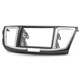 FITTING KIT HONDA ACCORD 2013 - 2018 DOUBLE DIN (MATT BLACK/SILVER) - 11-443