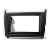 FITTING KIT VOLKSWAGEN POLO 2014 - 2019 DOUBLE DIN (BLACK) - 11-538