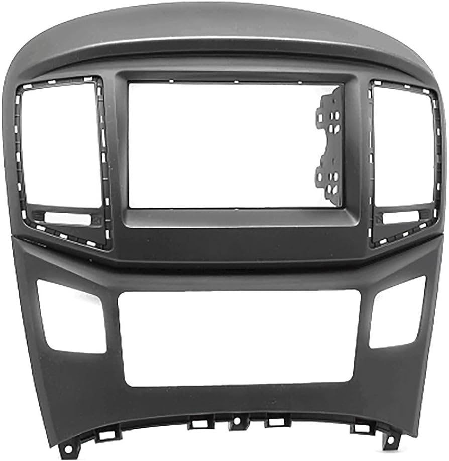 FITTING KIT HYUNDAI H1 , STAREX , I800 , IMAX , ILOAD 2015 - 2020 DOUBLE DIN (BLACK) - 11-604