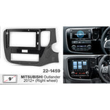 FITTING KIT 9" DASH MITSUBISHI OUTLANDER 2012 - 2022 (GLOSS BLACK) - 22-1459