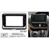 FITTING KIT 10.1" DASH TOYOTA NOAH , ESQUIRE , VOXY 2014 - 2021 (BLACK) - 22-197