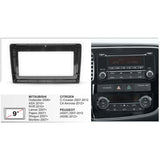 FITTING KIT 9" DASH MITSUBISHI ASX , RVR 2010 ON (BLACK) - 22-480