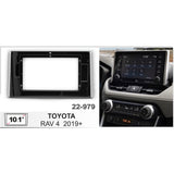 FITTING KIT 10.1" DASH TOYOTA RAV4 2019 ON (BLACK) - 22-979