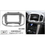 FITTING KIT 10.1" DASH CHEVROLET / HOLDEN CAPTIVA 7 - 2011 - 2015 (SILVER) - 22-996