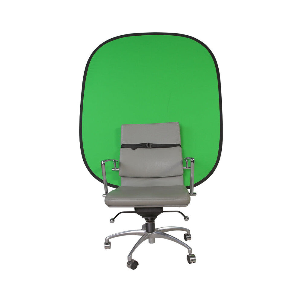 PHOTTIX Q-DROP MINI COLLAPSIBLE CHAIR BACKDROP, GREEN & BLUE - 120 X 140CM - 83440