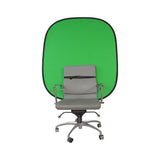 PHOTTIX Q-DROP MINI COLLAPSIBLE CHAIR BACKDROP, GREEN & BLUE - 120 X 140CM - 83440