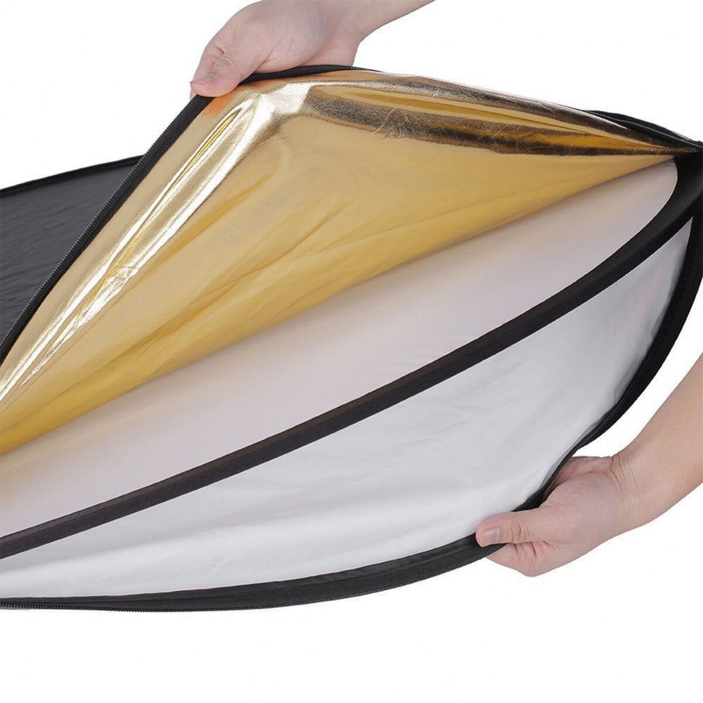 PHOTTIX 5-IN-1 PREMIUM REFLECTOR WITH HANDLES - 80CM - 86496