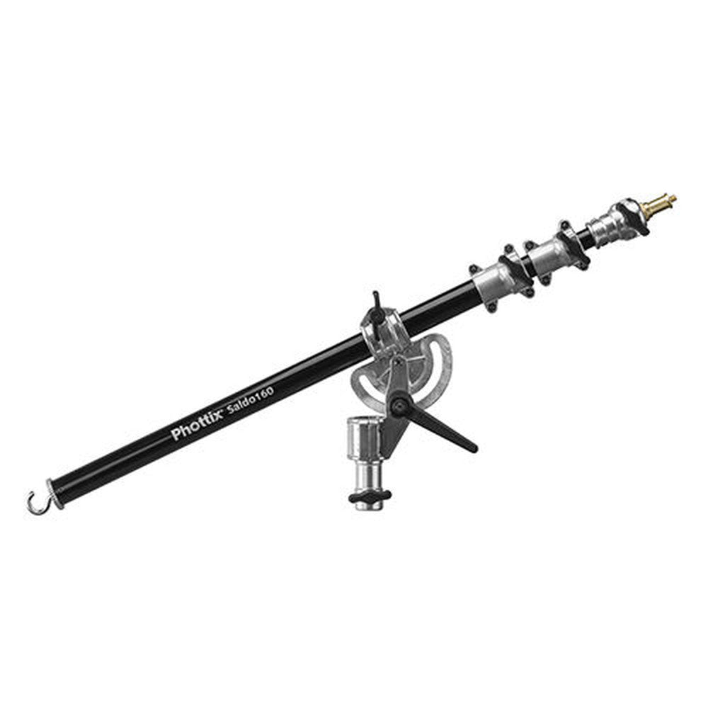 PHOTTIX SALDO 160 LIGHT STAND BOOM ARM, CHROME & BLACK - 160CM - 88197