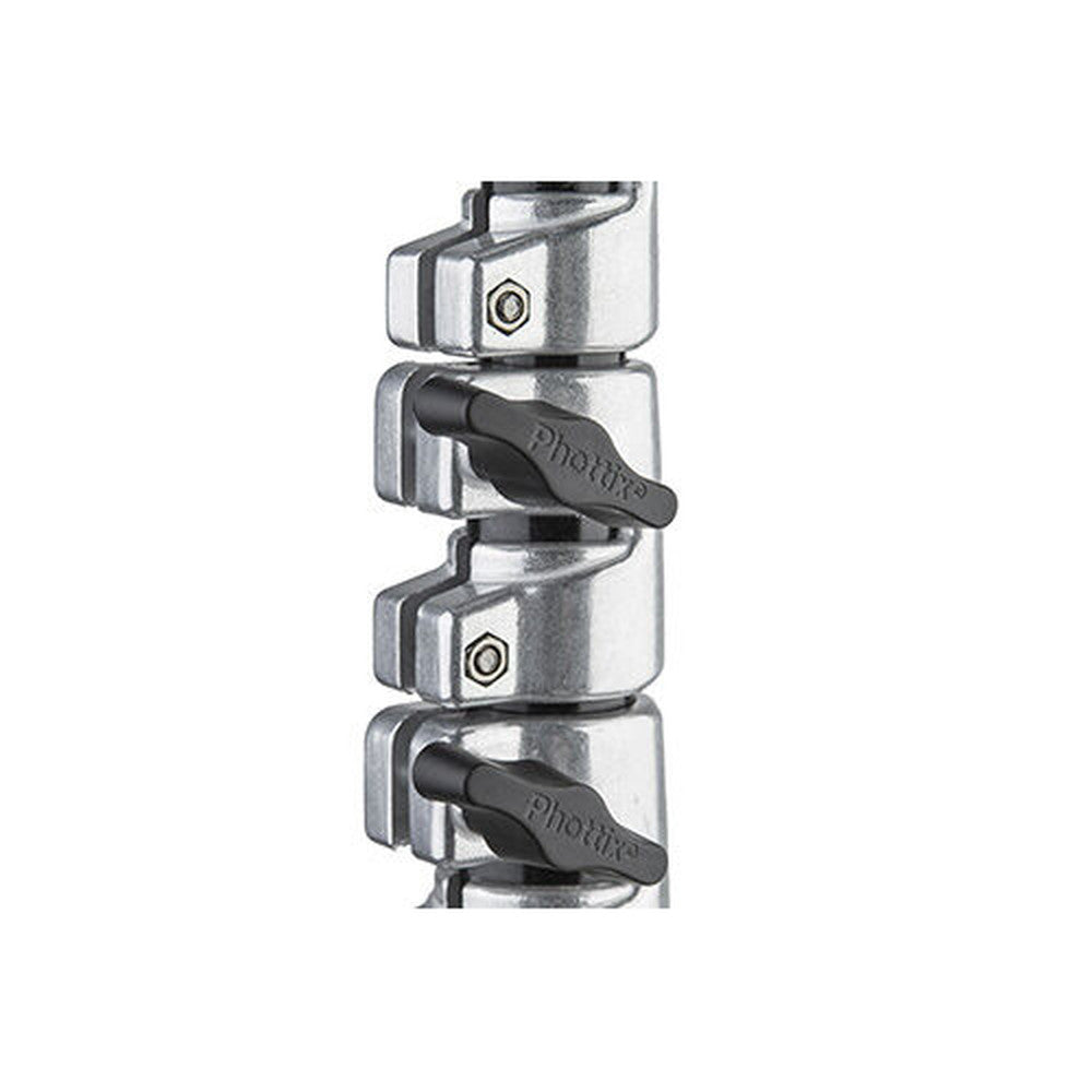 PHOTTIX SALDO 280 AIR CUSHION LIGHT STAND, CHROME & BLACK - 280CM - 88211