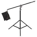 PHOTTIX SALDO 395 STUDIO BOOM, LIGHT STAND & SANDBAG, CHROME & BLACK - 395CM - 88221