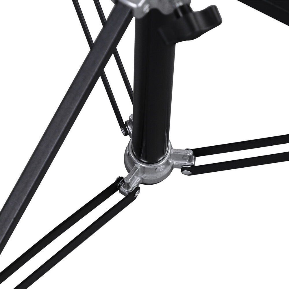 PHOTTIX SALDO 245A AIR CUSHION AUTOMATIC COLLAPSIBLE LIGHT STAND, CHROME & BLACK -245CM - 88222