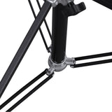 PHOTTIX SALDO 245A AIR CUSHION AUTOMATIC COLLAPSIBLE LIGHT STAND, CHROME & BLACK -245CM - 88222