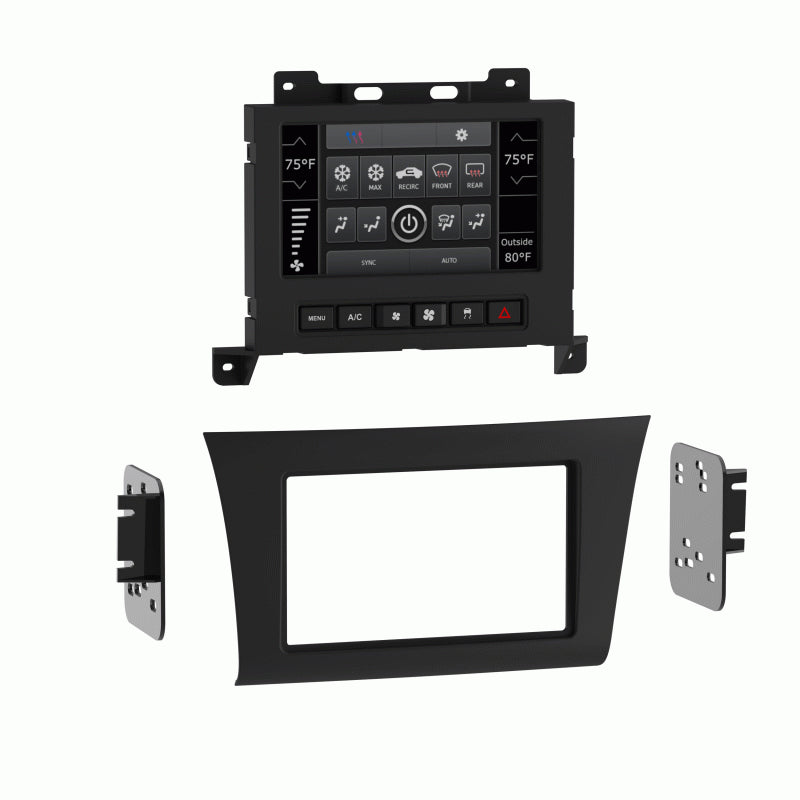 FITTING KIT CHRYSLER 300C 2015 ON (WITH 7" TOUCHSCREEN FOR CLIMATE) (BLACK) - 95-6553B