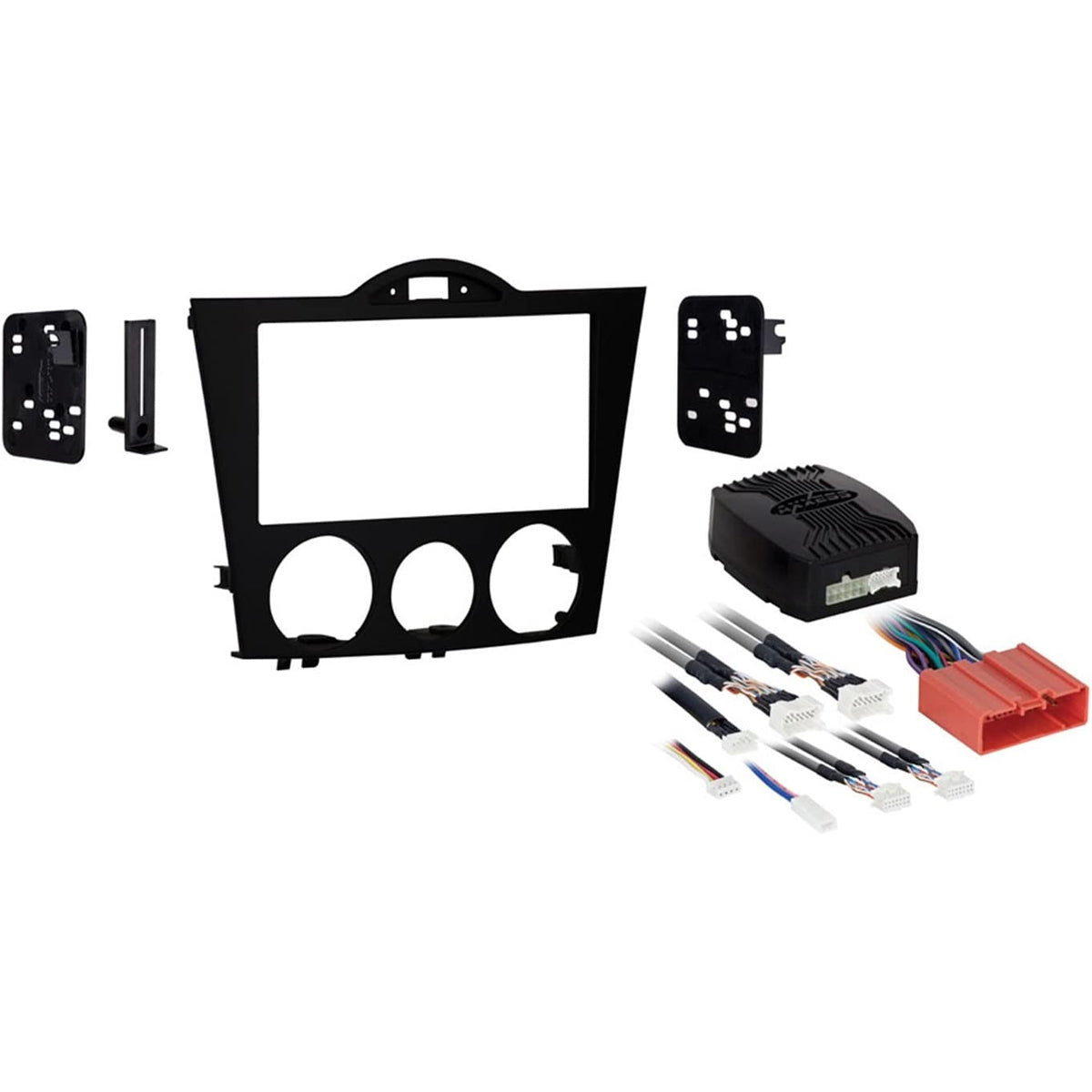 FITTING KIT MAZDA RX-8 2004 - 2008 DOUBLE DIN (MATT BLACK) - 95-7510