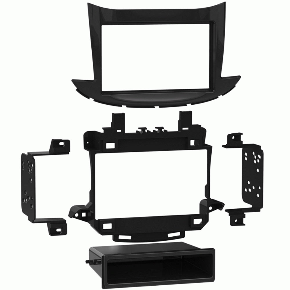FITTING KIT HOLDEN / CHEVROLET TRAX 2017 - 2022 DIN & DOUBLE DIN (High Gloss BLACK) - 99-3023HG