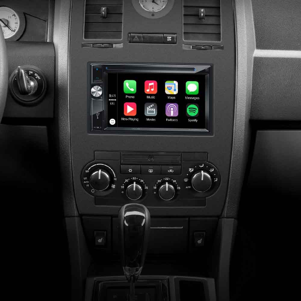 FITTING KIT CHRYSLER 300 2005-2008 DOUBLE DIN (BLACK) - 99-6550B