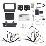FITTING KIT HYUNDAI SANTA FE 2013 - 2019 DIN & DOUBLE DIN (BLACK) (WITH NAV) - 99-7386B