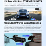 VIOFO DASHCAM A229 PLUS 2K FRONT + IR 5GHZ WIFI + GPS - A229-PLUS-2CH-IR