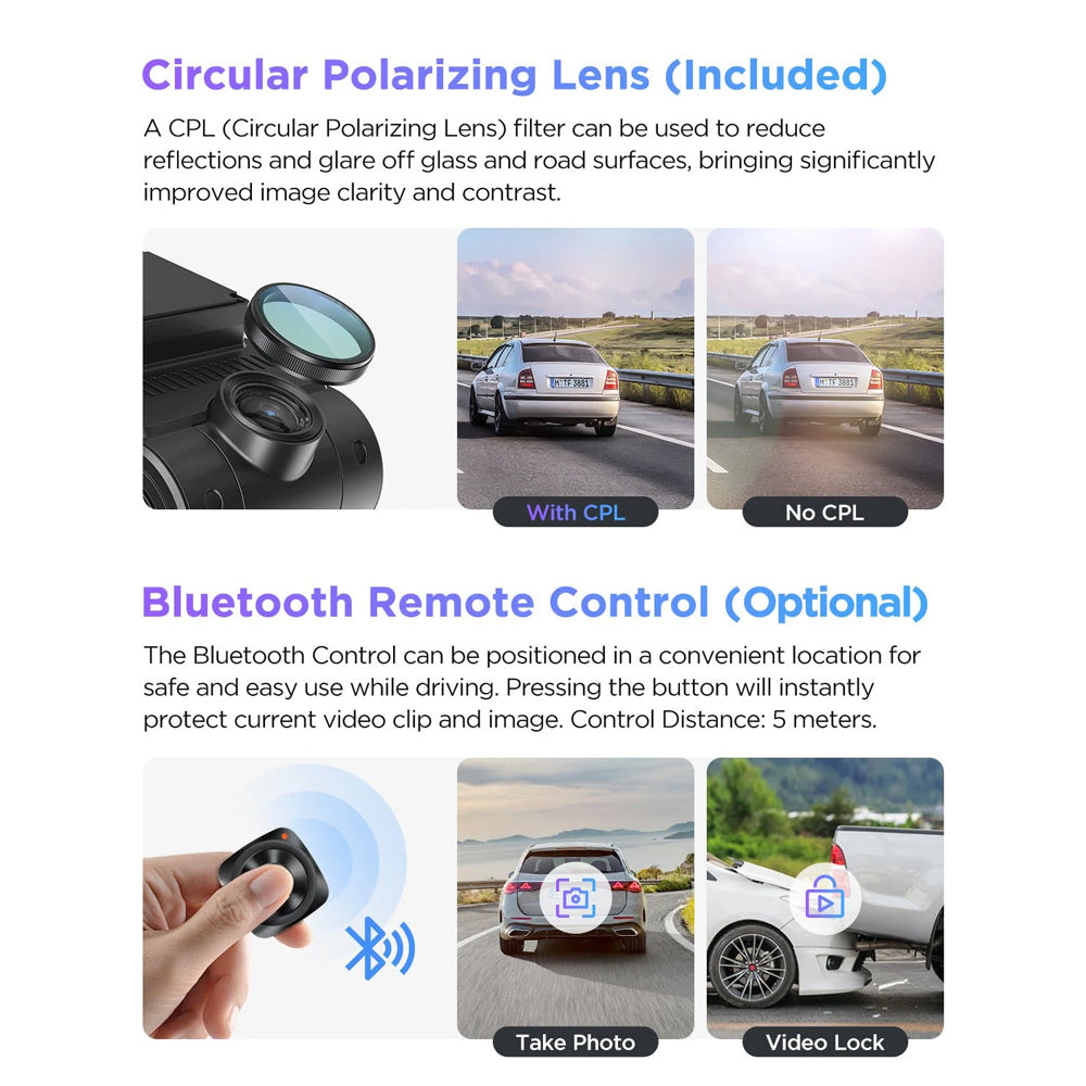 VIOFO DASHCAM A229 PRO 4K FRONT 5GHZ WIFI + GPS - A229-PRO-1CH