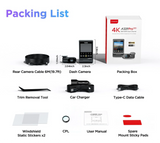 VIOFO DASHCAM A229 PRO 4K FRONT + 2K INTERNAL 5GHZ WIFI + GPS - A229-PRO-2CH-IR