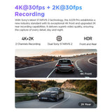 VIOFO DASHCAM A229 PRO 4K FRONT + 2K REAR 5GHZ WIFI + GPS - A229-PRO-2CH