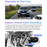 VIOFO DASHCAM A229 PRO 4K FRONT + 2K INTERNAL + 2K REAR 5GHZ WIFI + GPS - A229-PRO-3CH-IR
