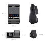 VIOFO DASHCAM A229 ULTRA 4K FRONT + 4K REAR 5GHZ WIFI + GPS - A229-ULTRA-2CH