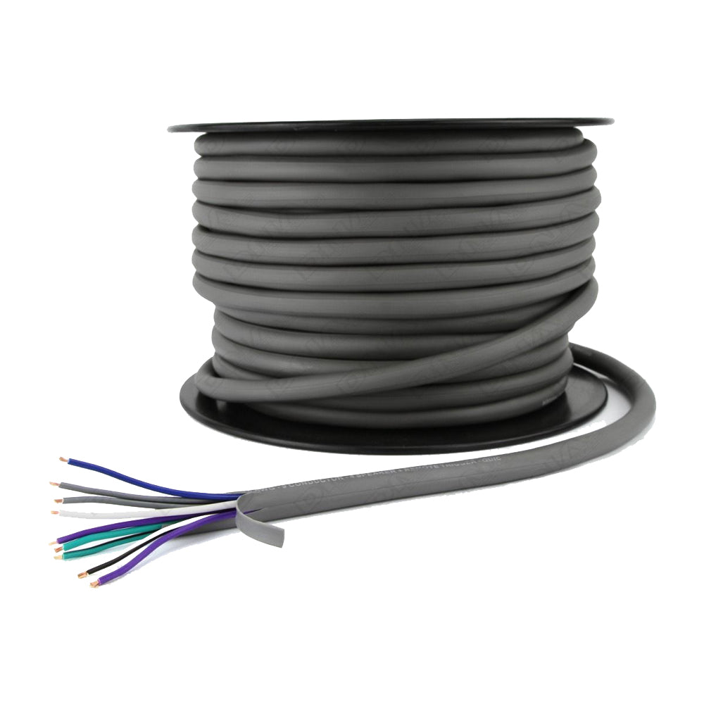 DNA CABLE 18 GAUGE 9 CORE SPEAKER CABLE 30 METRES LONG (4 CH AMP WIRING W/REMOTE WIRE) - AWS9-30M
