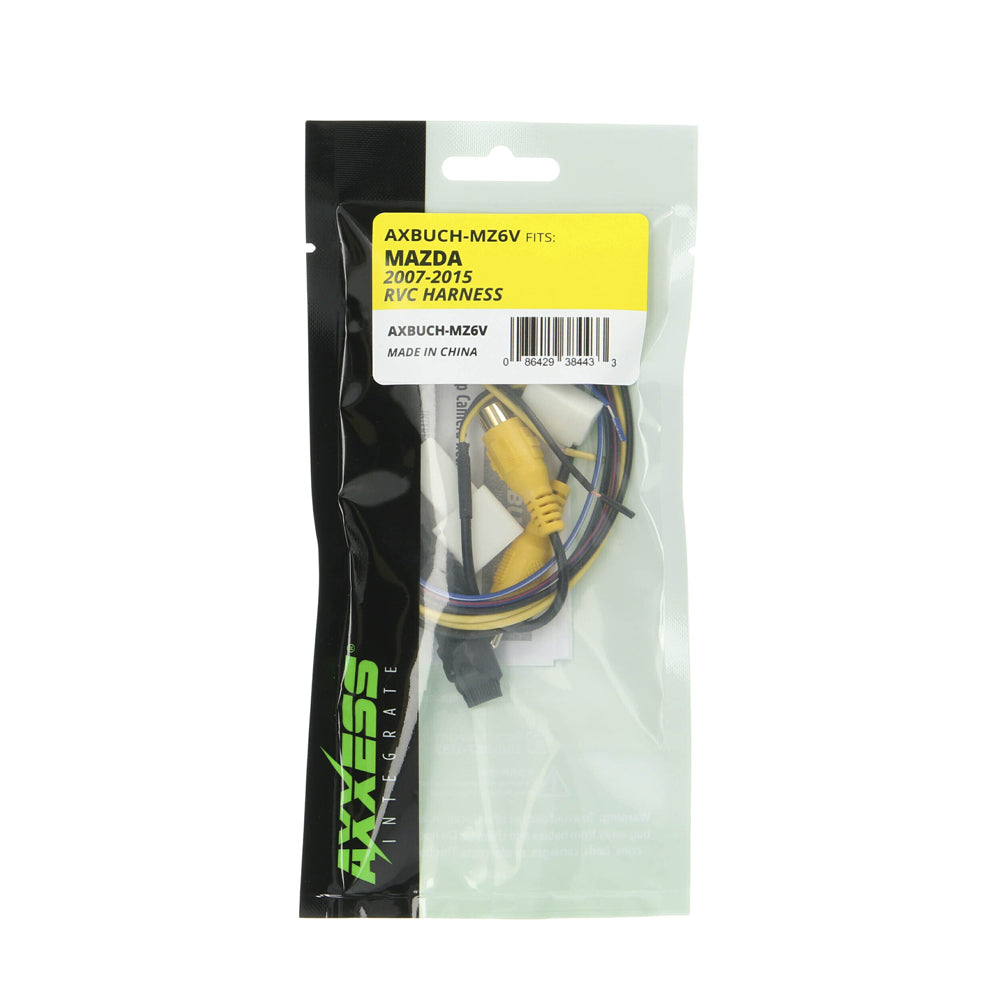AXXESS MAZDA CAMERA RETENTION OR ADD-ON 2007 - 2015 (4 PIN PLUG)(WITH 6 VOLT REDUCER) - AXBUCH-MZ6V