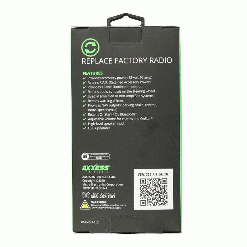GM DATA INTERFACE WITH SWC VARIOUS 2004 - ON (DATA INTERFACE) - AXDIS-CL2