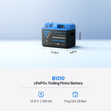BLUETTI 12V 100A LITHIUM BATTERY - B1210
